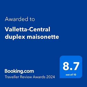 Valletta-central Duplex Maisonette Appartement